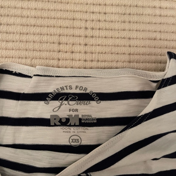 Blue and white boat neck, long sleeve - Picture 2 of 2